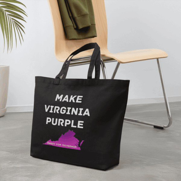 👜 Purple Party “Carry the Change” Tote Bag - Image 2